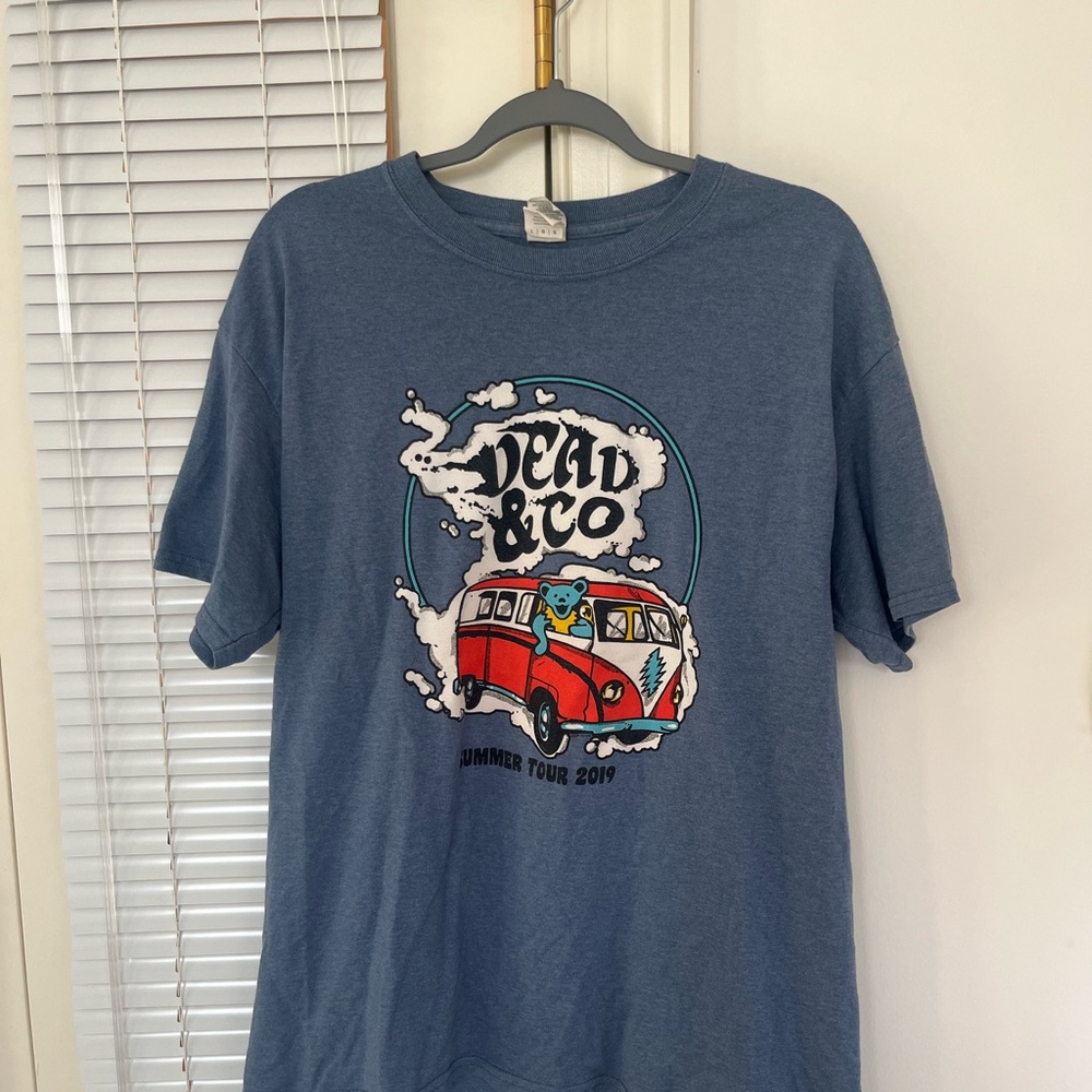 Dead & Company Blue Concert Tee from 2019 Tour